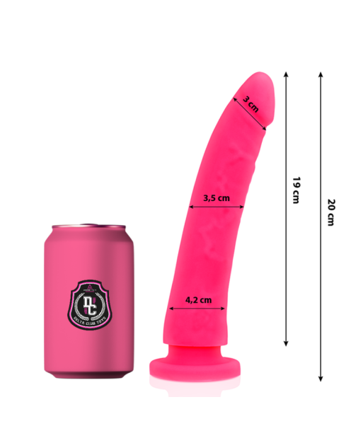 DELTA CLUB - DILDO REALISTA ROSA SILICONA MEDICA 20 CM -O- 4 CM DELTA CLUB - DILDO REALISTA ROSA SILICONA MEDICA 20 CM -O- 4 CM