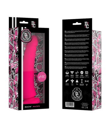 DELTA CLUB - DILDO REALISTA ROSA SILICONA MEDICA 20 CM -O- 4 CM