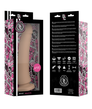 DELTA CLUB - DILDO REALISTA NATURAL SILICONA MEDICA 23 CM -O- 4.5 CM
