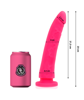 DELTA CLUB - DILDO REALISTA ROSA SILICONA MEDICA 23 CM -O- 4.5 CM