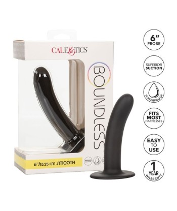 CALEXOTICS - BOUNDLESS DILDO LISO 15.25 CM COMPATIBLE CON ARNÉS