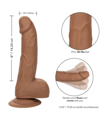 CALEXOTICS - SILICONE STUDS 15.24 CM BROWN