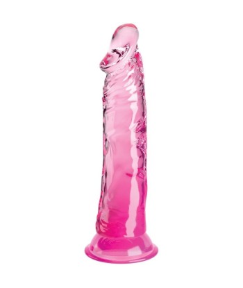 KING COCK - CLEAR PENE REALÍSTICO 19.7 CM ROSA