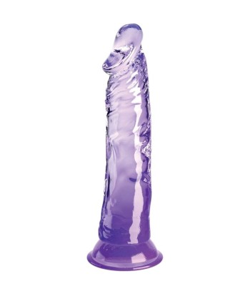 KING COCK - CLEAR PENE REALÍSTICO 19.7 CM MORADO