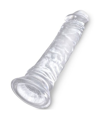 KING COCK - CLEAR PENE REALÍSTICO 19.7 CM TRANSPARENTE