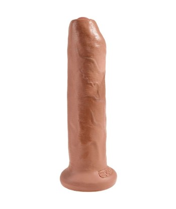 KING COCK - PENE REALÍSTICO CON PREPUCIO 17.8 CM CARAMELO