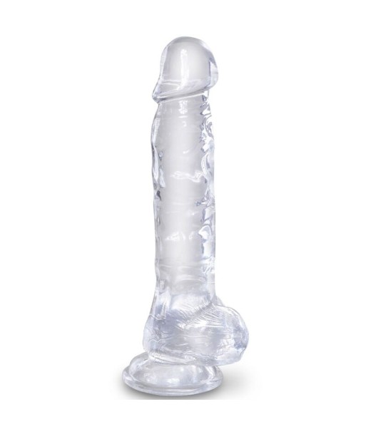 KING COCK - CLEAR PENE REALÍSTICO CON TESTÍCULOS 16.5 CM TRANSPARENTE KING COCK - CLEAR PENE REALÍSTICO CON TESTÍCULOS 16.5 CM TRANSPARENTE