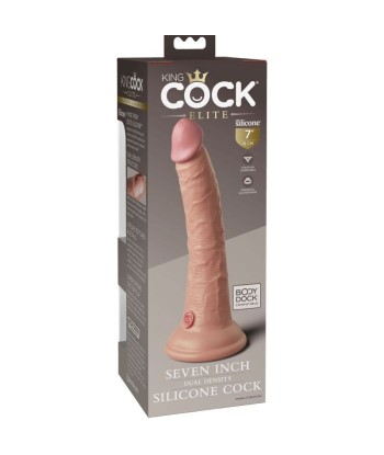 KING COCK - ÉLITE DILDO REALÍSTICO SILICONA 17.8 CM
