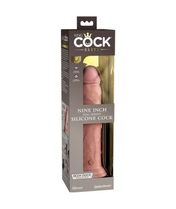 KING COCK - ÉLITE DILDO REALÍSTICO SILICONA 23 CM