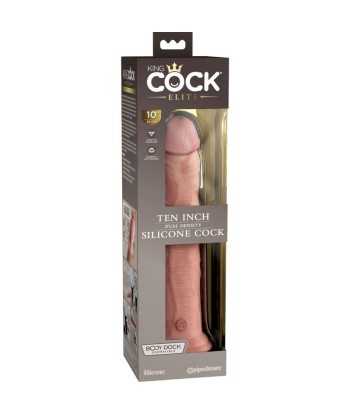 KING COCK - ÉLITE DILDO REALÍSTICO SILICONA 25.4 CM
