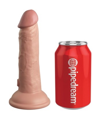 KING COCK - ÉLITE DILDO REALÍSTICO VIBRADOR and SILICONA 15.2 CM