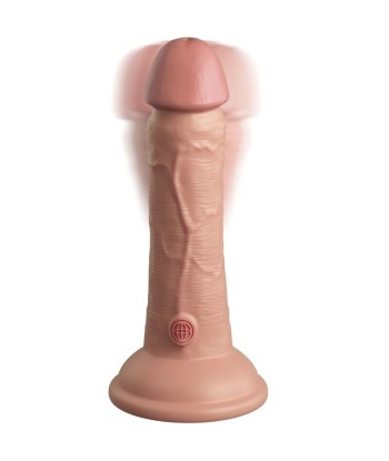 KING COCK - ÉLITE DILDO REALÍSTICO VIBRADOR and SILICONA 15.2 CM