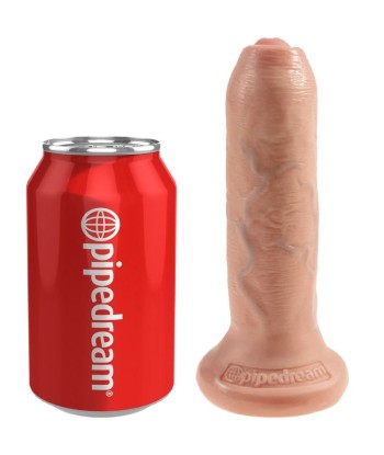 KING COCK - DILDO REALÍSTICO UNCUT NATURAL 15 CM