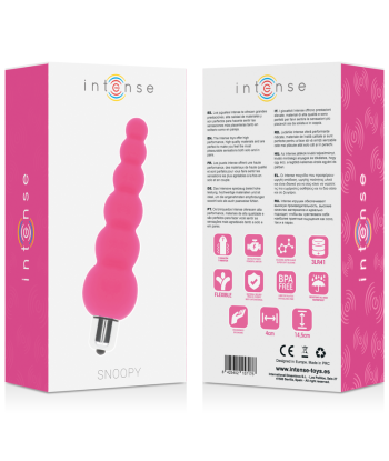 INTENSE - SNOOPY 7 SPEEDS SILICONE ROSA INTENSO