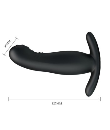 MR PLAY - MASAJEADOR DE PROSTATA NEGRO RECARGABLE