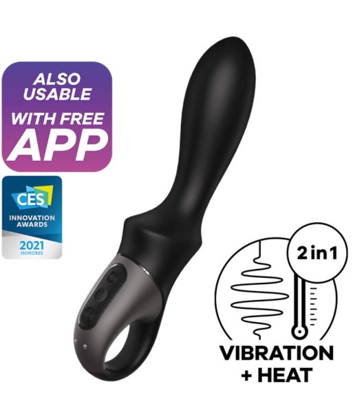 SATISFYER - HEAT CLIMAX VIBRADOR ANAL APP NEGRO SATISFYER - HEAT CLIMAX VIBRADOR ANAL APP NEGRO