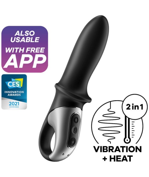 SATISFYER - HOT PASSION VIBRADOR ANAL APP NEGRO SATISFYER - HOT PASSION VIBRADOR ANAL APP NEGRO