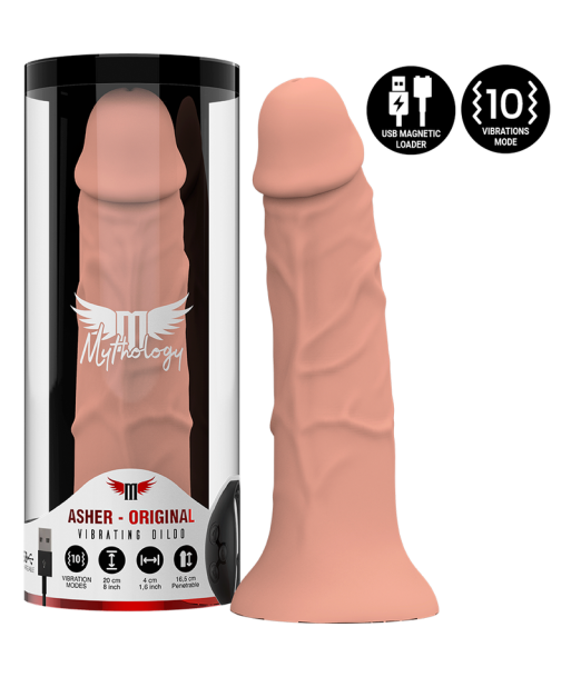 MYTHOLOGY - ASHER ORIGINAL DILDO M - VIBRADOR COMPATIBLE CON WATCHME WIRELESS TECHNOLOGY MYTHOLOGY - ASHER ORIGINAL DILDO M - VIBRADOR COMPATIBLE CON WATCHME WIRELESS TECHNOLOGY