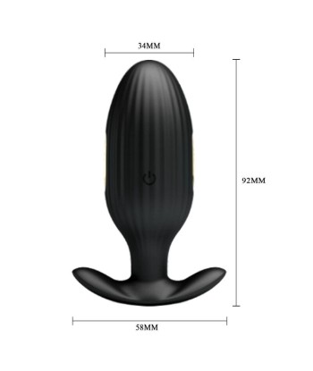 PRETTY LOVE - JEFFERSON PLUG ANAL CONTROLADO POR APP NEGRO