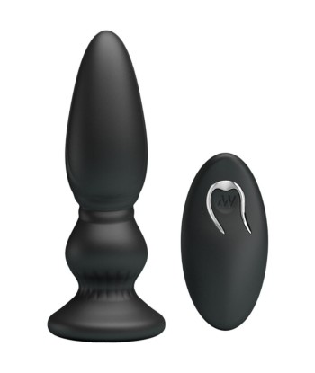 MR PLAY - VIBRADOR POTENTE CONTROL REMOTO ANAL PLUG NEGRO