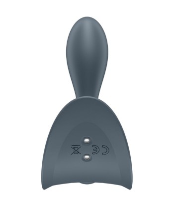 SATISFYER - BOOTY ABSOLUTE BEGINNERS 2 PLUG ANAL VIBRADOR UNISEX NEGRO