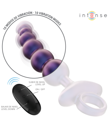 INTENSE - TITO PLUG ANAL VIBRADOR MODELO 3 CONTROL REMOTO