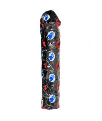 ALL BLACK - DILDO GIGANTE FISTING SUAVE 32 CM