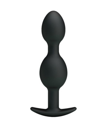 PRETTY LOVE - BOLAS ANALES SILICONA 12.5 CM NEGRO