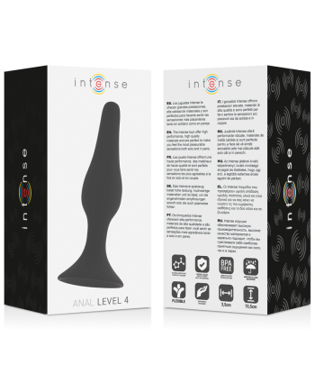 INTENSE - ANAL LEVEL 4 15.5CM NEGRO