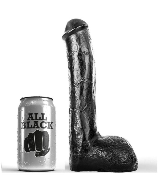 ALL BLACK - PENE REALÍSTICO ANAL 23 CM ALL BLACK - PENE REALÍSTICO ANAL 23 CM