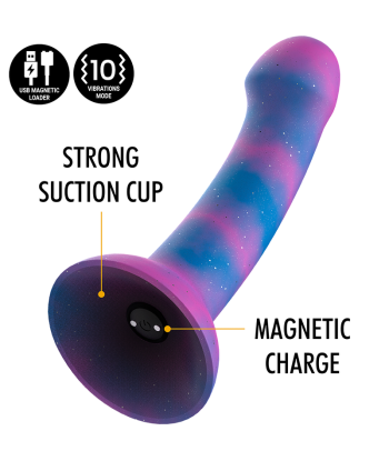MYTHOLOGY - DION GALACTIC DILDO M - VIBRADOR COMPATIBLE CON WATCHME WIRELESS TECHNOLOGY