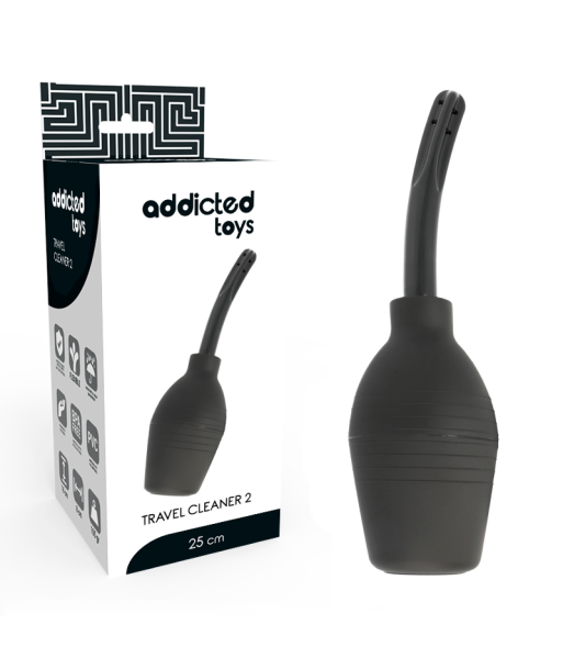 ADDICTED TOYS - SQUEEZE PERA LIMPIEZA ANAL NEGRO ADDICTED TOYS - SQUEEZE PERA LIMPIEZA ANAL NEGRO