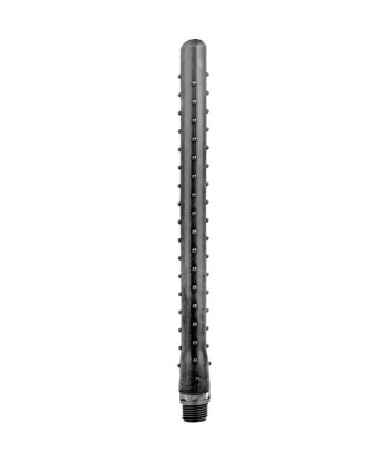 ALL BLACK - RIDGED DUCHA ANAL SILICONA 27 CM