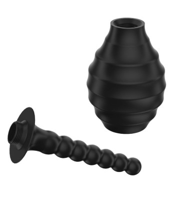 MR PLAY - DUCHA ANAL BLKM7 SUPER POWER NEGRO