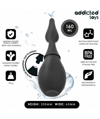 ADDICTED TOYS - LIMPIADOR DE VIAJE SILICONA MODELO 1