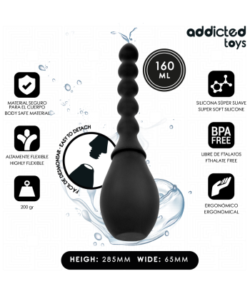 ADDICTED TOYS - LIMPIADOR DE VIAJE SILICONA MODELO 2