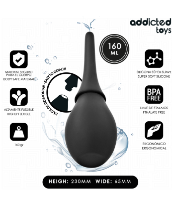 ADDICTED TOYS - LIMPIADOR DE VIAJE SILICONA MODELO 3