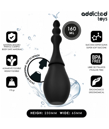 ADDICTED TOYS - LIMPIADOR DE VIAJE SILICONA MODELO 4