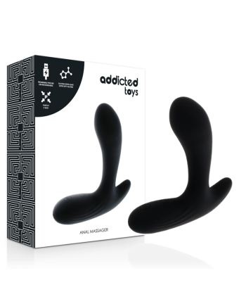 ADDICTED TOYS - ANAL MASSAGER BLACK VIBRATION