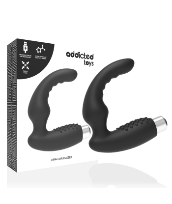 ADDICTED TOYS - VIBRADOR PROSTÁTICO RECARGABLE MODEL 2 - NEGRO
