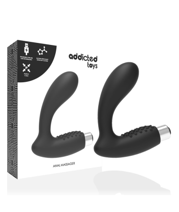 ADDICTED TOYS - VIBRADOR PROSTÁTICO RECARGABLE MODEL 5 - NEGRO