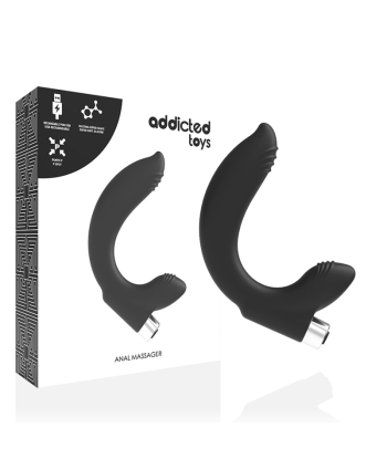 ADDICTED TOYS - VIBRADOR PROSTÁTICO RECARGABLE MODEL 7 - NEGRO