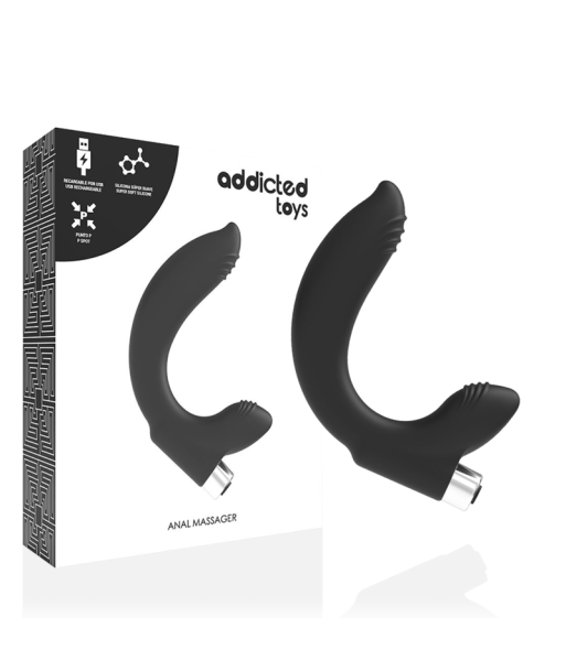 ADDICTED TOYS - VIBRADOR PROSTÁTICO RECARGABLE MODEL 7 - NEGRO ADDICTED TOYS - VIBRADOR PROSTÁTICO RECARGABLE MODEL 7 - NEGRO