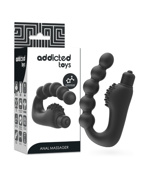 ADDICTED TOYS - MASAJEADOR ANAL PROSTÁTICO CON VIBRACIÓN ADDICTED TOYS - MASAJEADOR ANAL PROSTÁTICO CON VIBRACIÓN