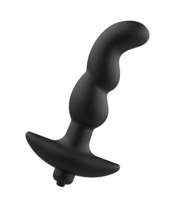 ADDICTED TOYS - MASAJEADOR ANAL CON VIBRACIÓN NEGRO MODELO 2