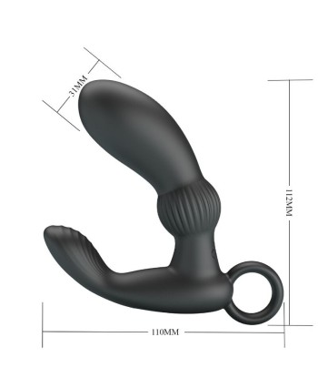 PRETTY LOVE - CAYLA MASAJEADOR VIBRADOR ANAL NEGRO