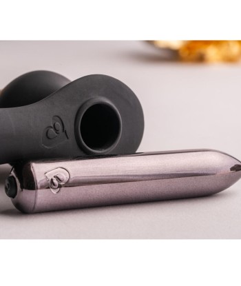 ROCKS- OFF - RO- ZEN RRO PLUG ANAL CON ANILLO VIBRADOR PARA EL PENE NEGRO