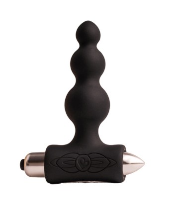 ROCKS- OFF - PETITE SENSATIONS BUBBLES PLUG ANAL VIBRADOR NEGRO