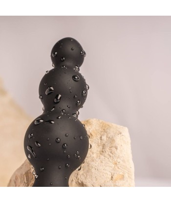 ROCKS- OFF - PETITE SENSATIONS BUBBLES PLUG ANAL VIBRADOR NEGRO
