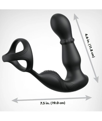 ANAL FANTASY ELITE COLLECTION - ANILLO Y MASAJEADOR ANAL VIBRADOR CON CONTROL REMOTO